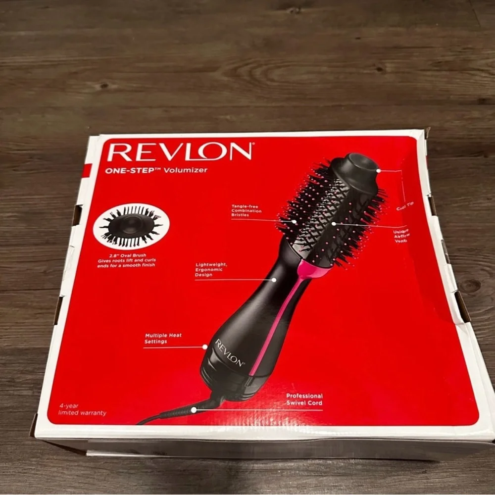 NEW! REVLON One-Step Volumizer Hair Dryer and Hot Air Brush - Picture 6 of 9